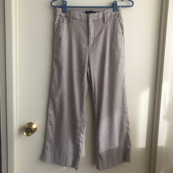 Banana Republic Petite Slim Wide-Leg Crop Pant - Picture 2 of 7